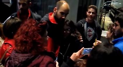 Λατρεία για Σπανούλη από φίλους του Άρη (video)