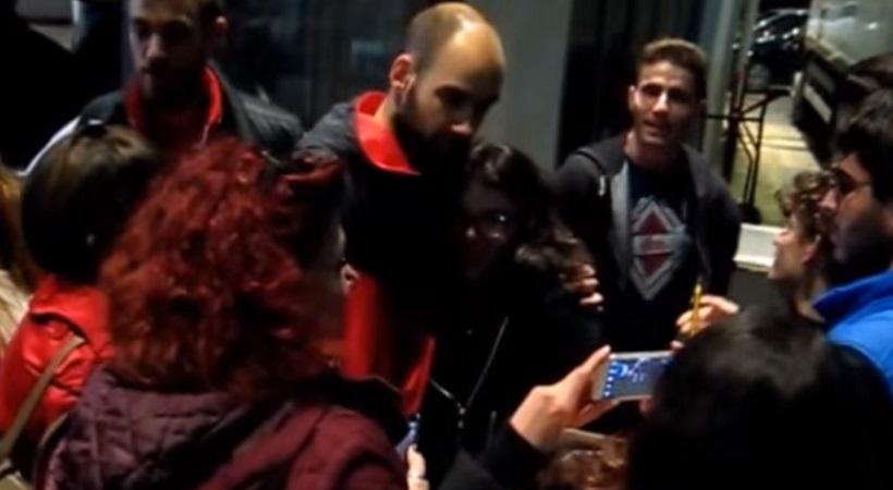 Λατρεία για Σπανούλη από φίλους του Άρη (video)