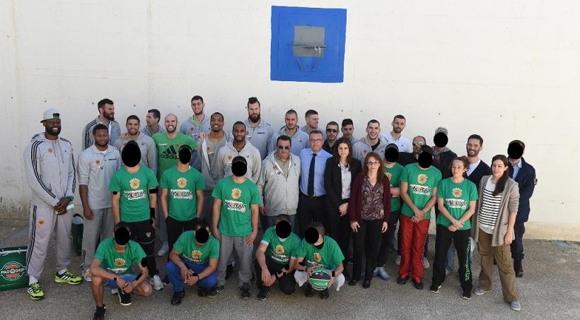 Στο πλευρό ανήλικων κρατουμένων η ΚΑΕ Παναθηναϊκός (pics)