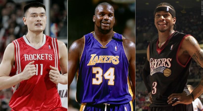 Στο Hall of Fame Σακίλ, Άιβερσον, Γιάο Μινγκ