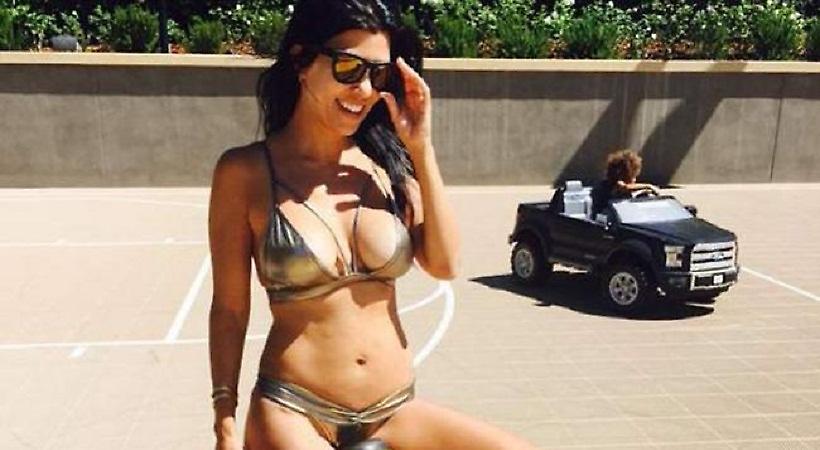 Για μπάσκετ με… καυτό μαγιό η Καρντάσιαν (video)