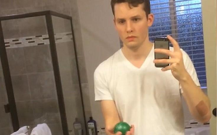 Μπορείτε να καταλάβετε τι κάνει αυτός ο τύπος με το μπαλάκι;