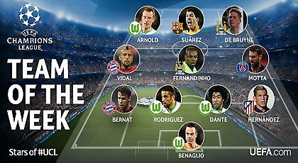 Οι καλύτεροι έντεκα του Τσάμπιονς Λιγκ