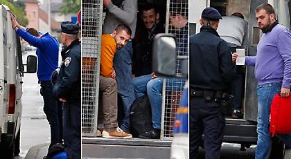 Συλλήψεις Σέρβων οπαδών στην Κροατία (video/pics)