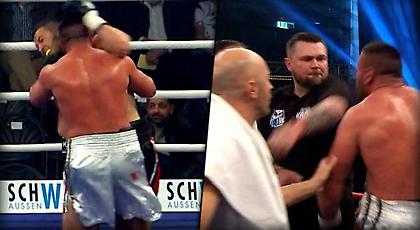 Πυγμάχος δάγκωσε το αυτί του αντιπάλου του! (video)