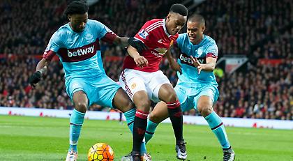 Οι ενδεκάδες στο Γουέστ Χαμ - Μάντσεστερ Γιουνάιτεντ