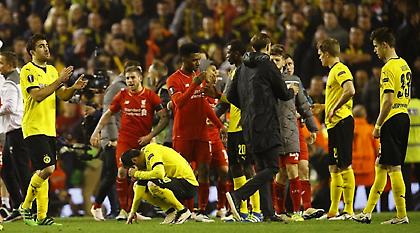 Άλλο επίπεδο: Η Ντόρτμουντ συνεχάρη τη Λίβερπουλ! (pic)