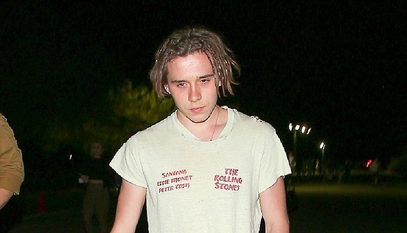 Τα κοτσιδάκια του Μπρούκλιν Μπέκαμ τράβηξαν τα φλας (pics)