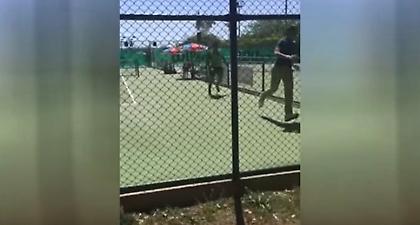 Απίστευτο: Τενίστας πήρε στο κυνήγι διαιτητή (vid)