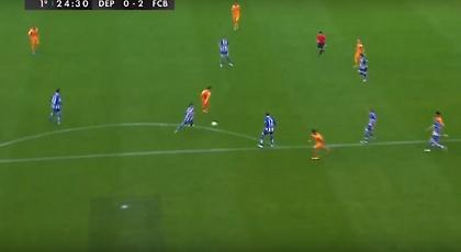 ΜΑΓΙΚΗ ασίστ Μέσι σε Σουάρες (video)