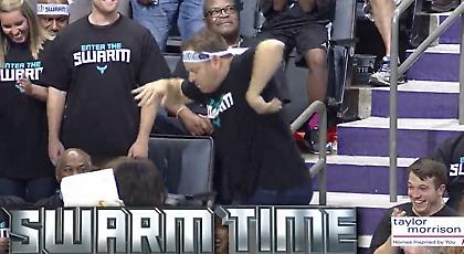 Το απίθανο χορευτικό φιλάθλου των Χόρνετς (video)