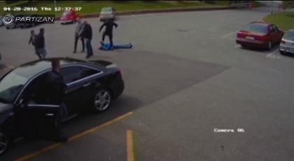 Η επίθεση στον γεν. διευθυντή της Πάρτιζαν (video)