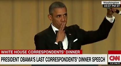 Ο Ομπάμα μιμήθηκε τον Κόμπι στο αντίο του (video)