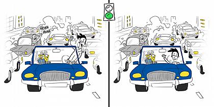 Η επιθετική συμπεριφορά στην οδήγηση μεταδίδεται πολλαπλασιαστικά...