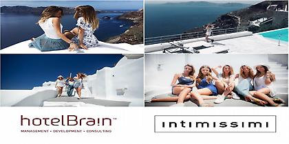 Αναστάτωσαν την Σαντορίνη HotelBrain & Intimissimi