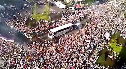 ΣΕΙΣΜΟΣ στην υποδοχή της Ρεάλ! (video)