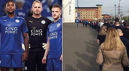 Ουρά… 200 μέτρων από τα ξημερώματα για τη νέα φανέλα της Λέστερ! (pics)