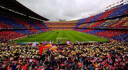 Το εντυπωσιακό κορεό των οπαδών της Μπαρτσελόνα (video)