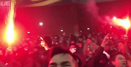 «Σήκωσαν» στο πόδι την Κωνσταντινούπολη οι οπαδοί της Μπεσίκτας (videos)