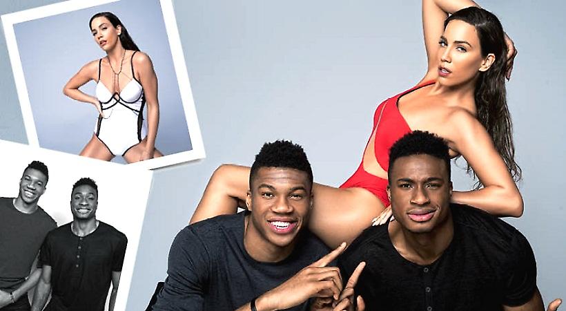 Η σέξι φώτο της Στικούδη από το backstage της φωτογράφισης με τους Αντετοκούνμπο!