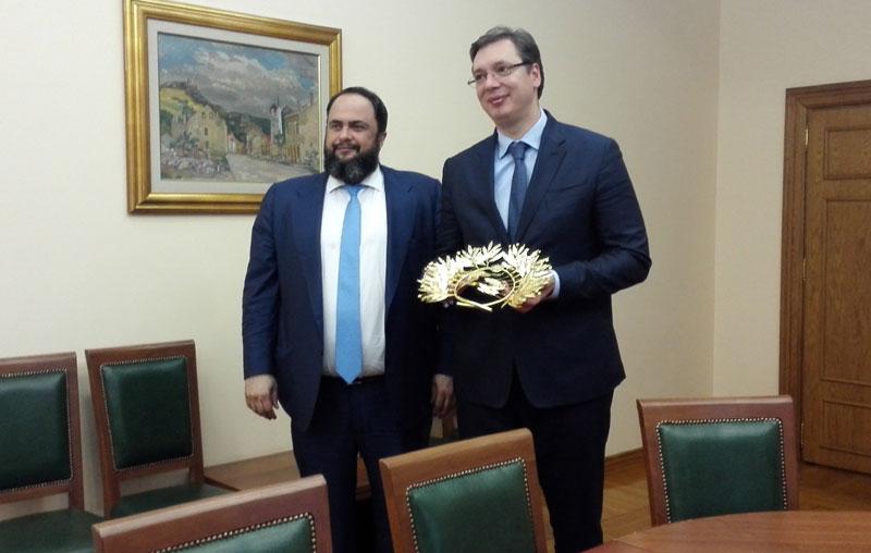 Με τον πρωθυπουργό της Σερβίας συναντήθηκε ο Βαγγέλης Μαρινάκης