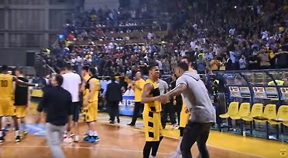 Το πανηγυρικό κλίμα στο Nick Galis Hall (video)