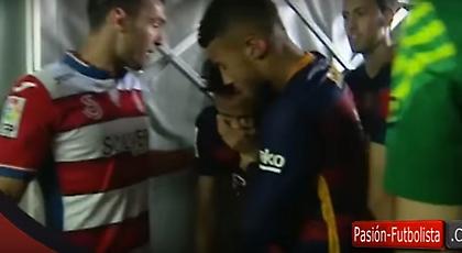 Δέχτηκε χτύπημα στους πανηγυρισμούς ο Νεϊμάρ (video)