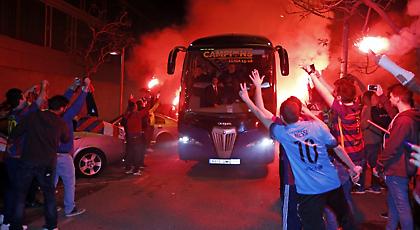 Έτσι γλεντάει η πρωταθλήτρια Μπαρτσελόνα! (pics/video)