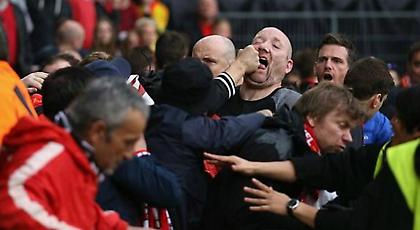 Επεισόδια στην εξέδρα πριν από την έναρξη του τελικού του Europa League