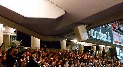 Απίθανο: Τραντάχτηκε το γήπεδο από τους οπαδούς της Άιντραχτ (video)