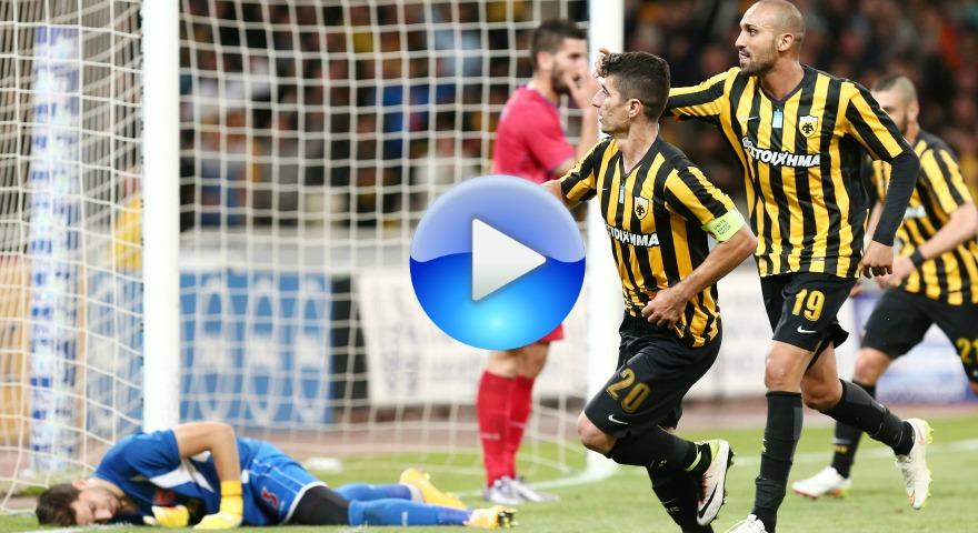 LIVE μετάδοση: AEK - Πανιώνιος 1-0