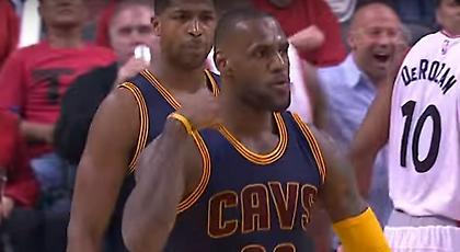 Ούτε έτσι σταματιέται ο ΛεΜπρον (video)