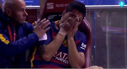 Ξέσπασε σε κλάματα ο Λουίς Σουάρες (video)