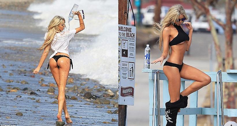 Η Ντέιζι Λία βάζει «φωτιά» στην παραλία (pics)