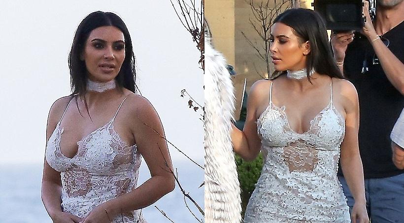 Το διάφανο φόρεμα της Κιμ Καρντάσιαν (pics)