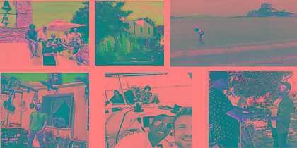 Ισπανοί ηθοποιοί φωτογραφίζονται στην Κω