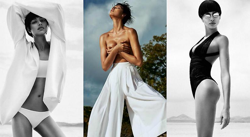 «Σκοτώνει» η Ιρίνα Σάικ με κοντό μαλλί και μπικίνι! (pics)