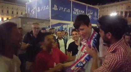 Απίστευτο βίντεο: Οπαδός της Ατλέτικο έπεσε κάτω με λυγμούς και τον σήκωσαν… φίλοι της Ρεάλ!