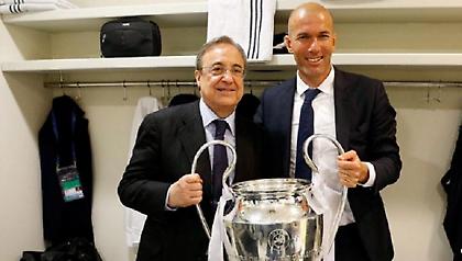 Πέρεθ: «Ο Ζιντάν έχει συμβόλαιο, ο Κριστιάνο εδώ για πάντα»