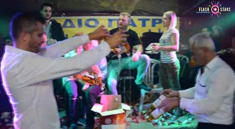 Μεράκλωσε και παρήγγειλε 24 μπουκάλια ουίσκι για να τα… κάψει στην πίστα! (video)