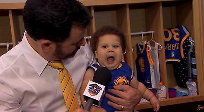 Τα μωρά Κάρι και Λεμπρόν ανακρίνονται (video)