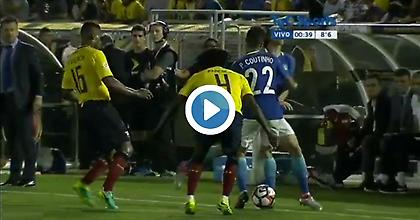 Απίστευτη φάση: Συγκρούστηκαν παίκτες της Βραζιλίας (vids)
