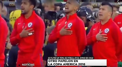 Νέα γκάφα στο Κόπα Αμέρικα: Έκαναν mix τον ύμνο της Χιλής με... Pitbull (video)