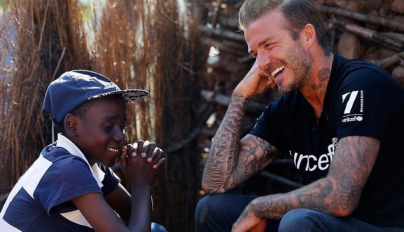 Στην Ζουαζιλάνδη ο Μπέκαμ με την Unicef (pics&video)