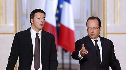 Συνάντηση Ολάντ - Ρέντσι το Σάββατο στο Παρίσι