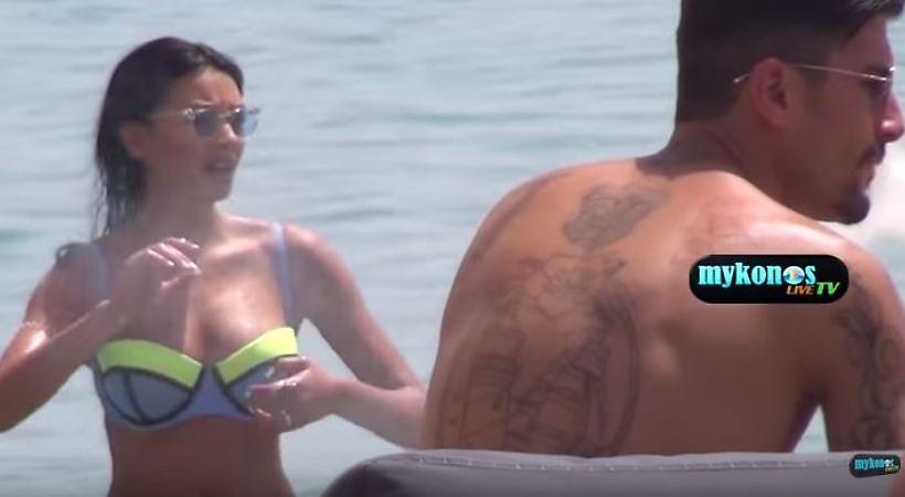 Η Χριστίνα Στεφανίδη είναι στη Μύκονο και τσουρουφλίζει! (video)