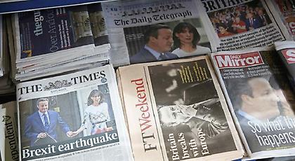 Τα πρωτοσέλιδα σε όλο τον κόσμο για το Brexit
