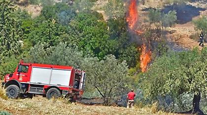 Πυρκαγιά στις Γούρνες Ηρακλείου
