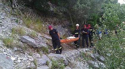 Νεκρός σε χαράδρα εντοπίστηκε άντρας στην Ελασσόνα