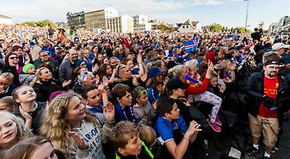 Η τρομερή υποδοχή των Ισλανδών στην εθνικής τους ομάδα (video)